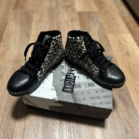 Andia Fora Leopard Print Platform Sneaker Boot - Picture 11 of 12